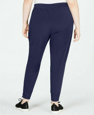 Ideology Women's Recycled Woven Joggers Blue Size X-Large