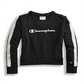 Champion Women's Heritage Fleece Crew Shirt Black Size Large