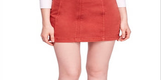 Free People Women's Mini a-Line Skirt Orange Size 0