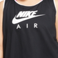 Nike Women's Stretch Moisture Wicking Textured Sleeveless Scoop Neck Active Wear Tank Top Plus Black Size XL