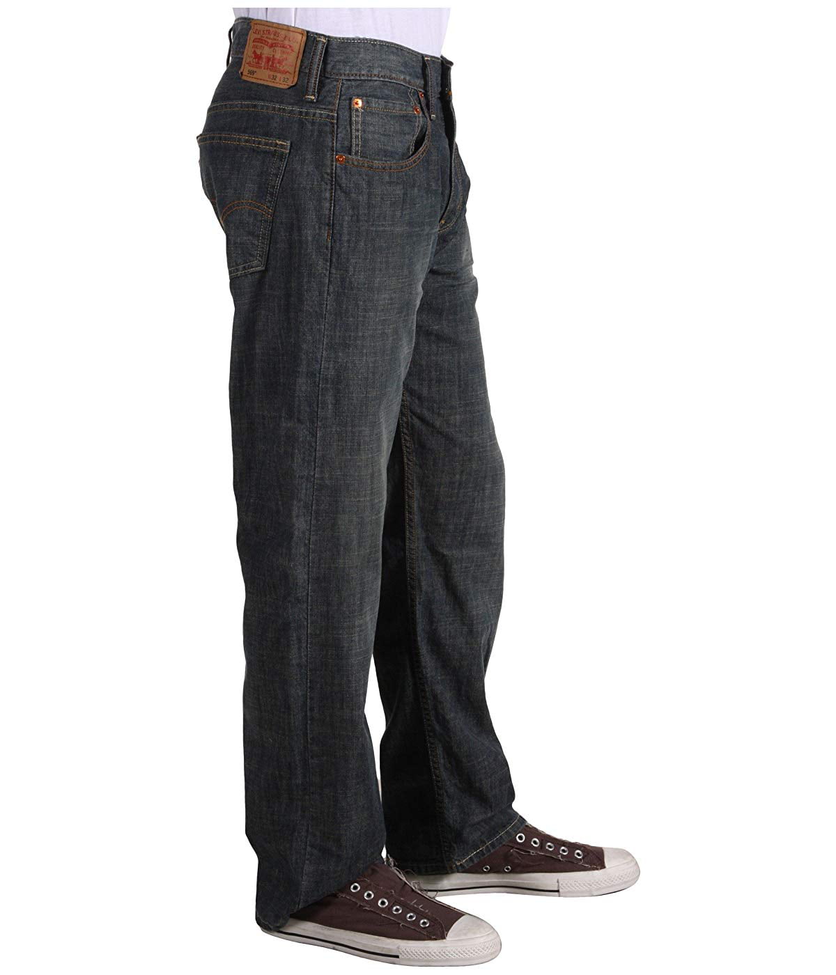 Levi's Men's Loose Straight Fit Jeans Blue Size 36X32