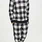 Calvin Klein Men's Modern Cotton Buffalo Check Sweatshirt Gray Size Medium