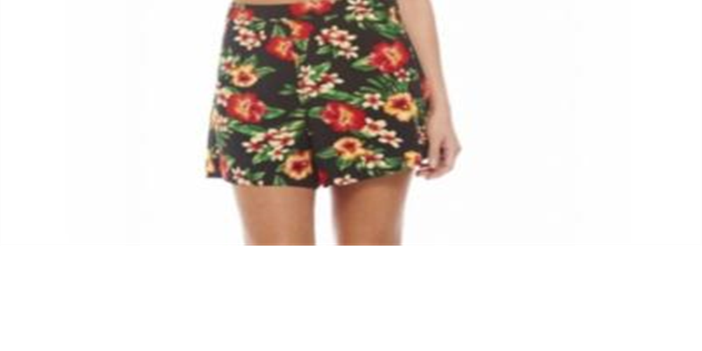 Ax Paris Floral Wrap Match Set Black Size 6