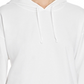 Eileen Fisher Women's Organic Cotton Stretch Jersey Hooded Box Top White Size Large