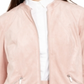 Alfani Women's Faux Suede Jacket Pink Size Small