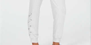 Ideology Women's Plus Fitness Workout Jogger Pants White Size XX-Large