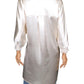 Anne Klein Women's Satin Hi-Low Tunic Top White Size Large