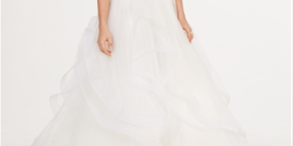 Say Yes to the Prom Women's Embroidered Prom Crop Top White Size 1