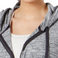 Ideology Women's Athleisure Cropped Hoodie Gray Size XS