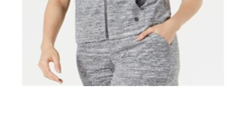 Ideology Women's Athleisure Cropped Hoodie Gray Size XS