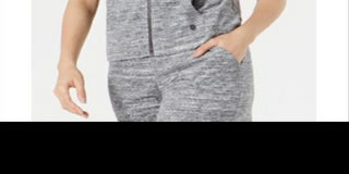 Ideology Women's Athleisure Cropped Hoodie Gray Size XS