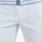 Nautica Men's Classic Fit Linen Blend Short, Bright White, Size 30W