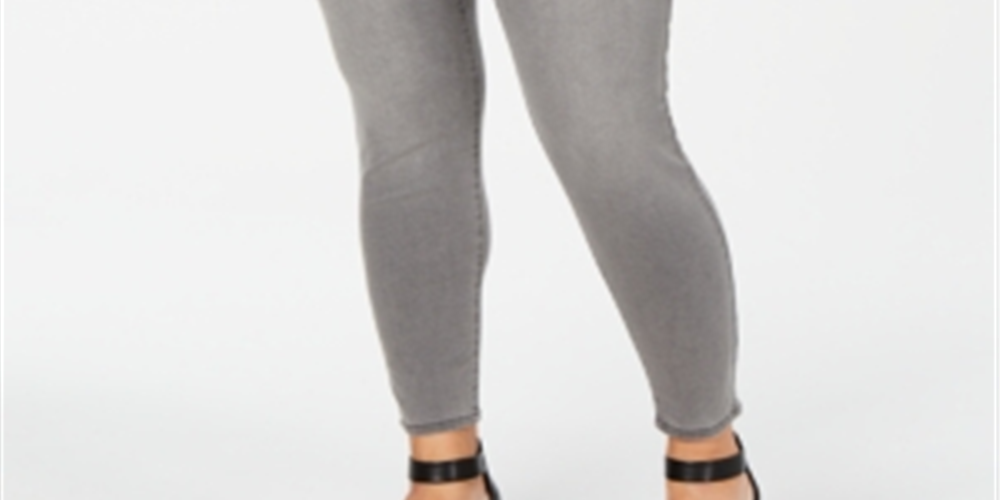 Style & Co Women's Plus Size Pull-on Jeggings | Whisper Grey  Size 24W