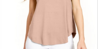 Alfani Women's V-Neck Knit Top  Pink Size M