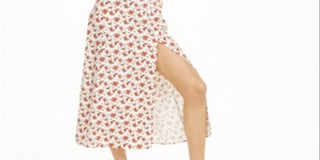 Danielle Bernstein Women's Floral Slip Maxi Dress, White Floral, Size 4