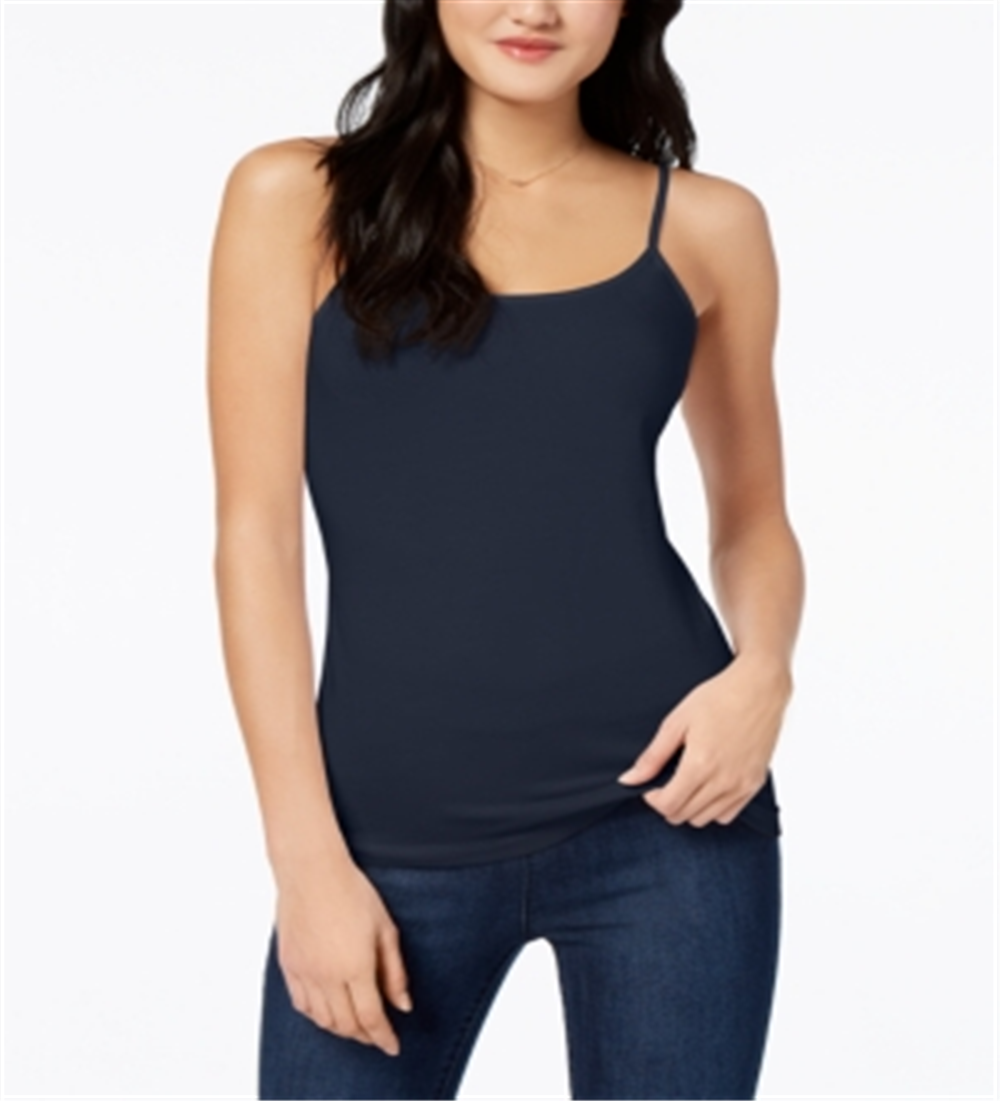 Maison Jules Women's Adjustable Camisole Industrial Blue Size Large