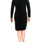 Lauren Ralph Lauren Women's Torelana Velvet Faux Wrap Cocktail Dress Green Size 8