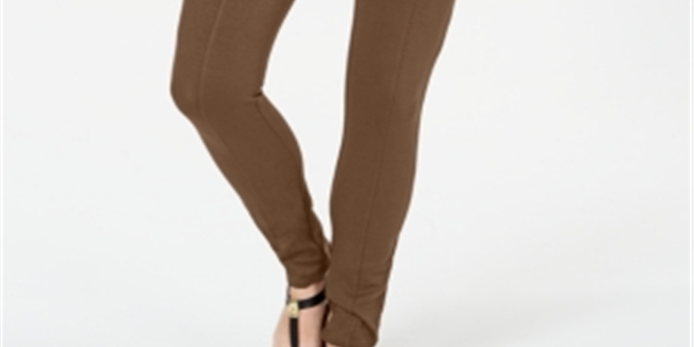 Style & Co Women's  Ponte Leggings Tobacco Brown Size XS