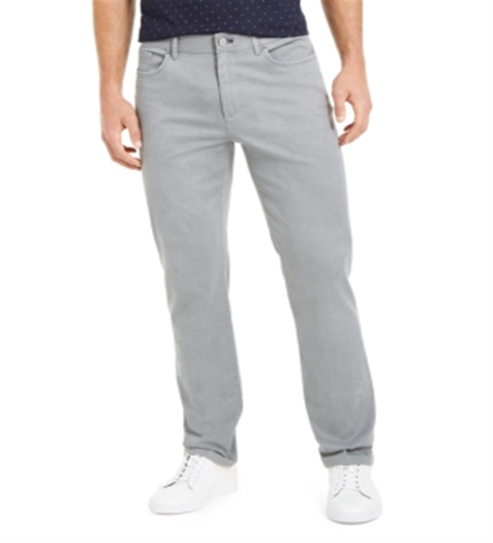 Calvin Klein Men's Stretch Pants Slim Gray  Size 34x34