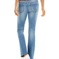 Dollhouse Juniors' Stretch Bootcut Jeans True Kolors Blue Size 7