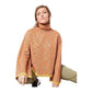 We the Free Women's Sunny Days Knit Oversized Turtleneck Sweater Orange Size XS