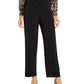 Alfani Women's Knit Casual Wide Leg Pants, Black, Size XX-Large