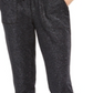 INC International Concepts Women's Sparkle Jogger Pants Black Size XS
