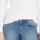 Charter Club Women's Supima Puff-Sleeve Top  White Size XS