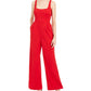 Calvin Klein  Women's  Sleeveless Evening Jumpsuit  Red Size 14