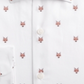 Bar IIII Men's Slim Fit Stretch Fox Head Print Dress Shirt White Size XL