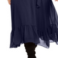 Ny Collection Women's Plus Size Button-Front Dress Blue Size 3X