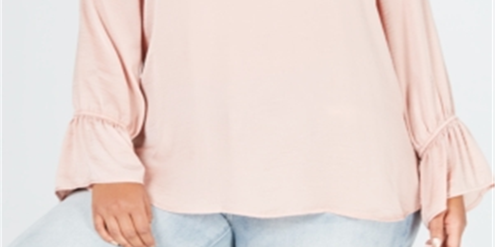 Eyeshadow Men's Trendy LaceTrim Top Pink  Size XL