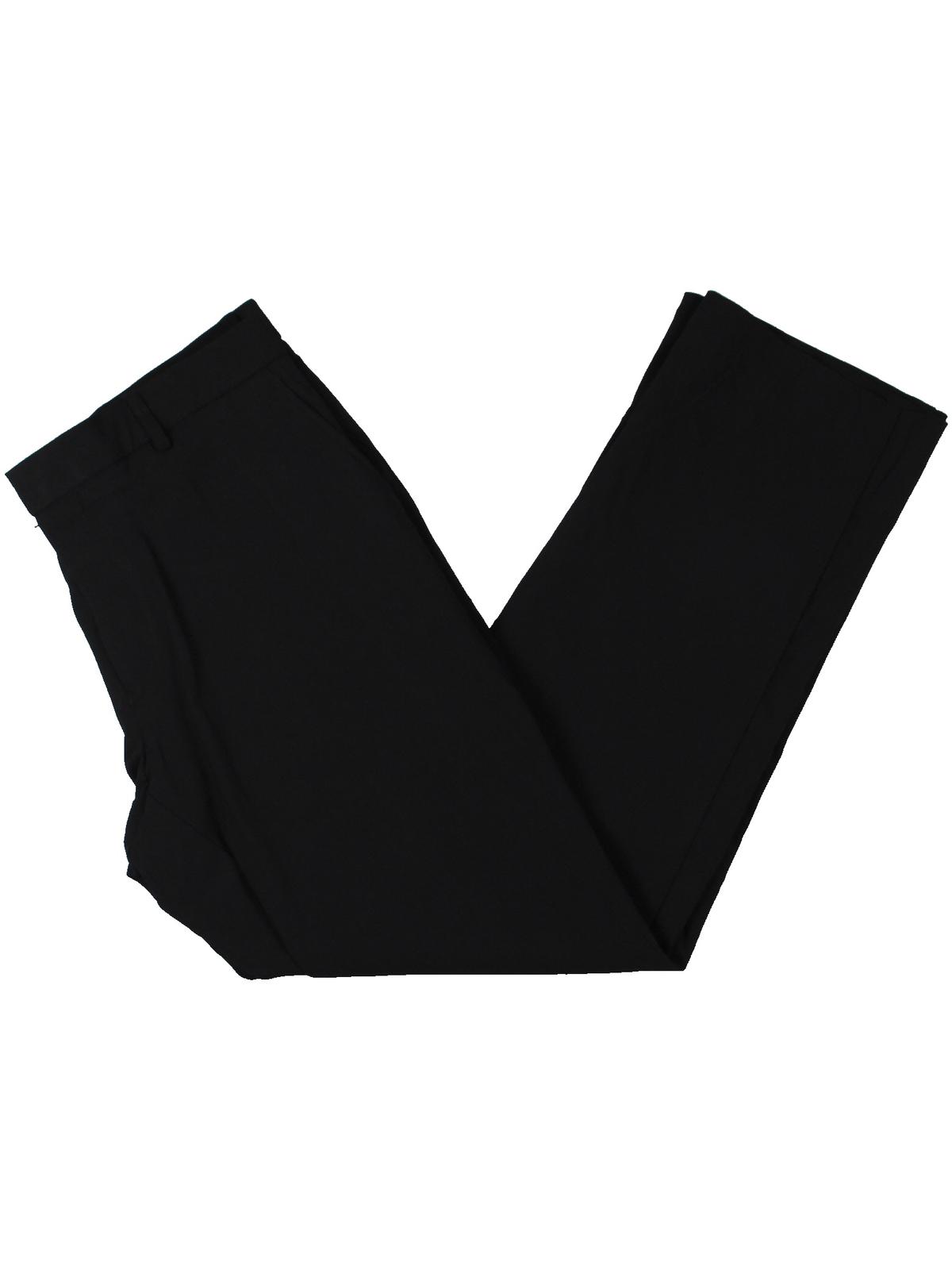 Tommy Hilfiger Men's Modern-Fit Th Flex Stretch Comfort Solid Performance Pants Black Size 34X29