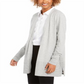 Charter Club Women's Open-Front Cardigan  Gray Size XS