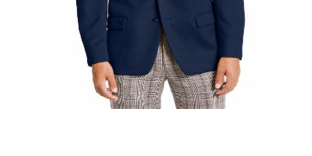 Lauren Ralph Lauren Men's Luxury Wool/Cashmere-Blend Classic-Fit Sport Coat Bright Navy Size 43