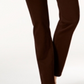 Charter Club Women's  Lexington Tummy Control Straight-Leg Jeans  Dark Chocolate Brown Size 16