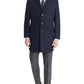 Calvin Klein Men's Prosper X-Fit Overcoat  Blue Size 50 T/L39.5