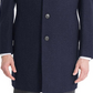 Calvin Klein Men's Prosper X-Fit Overcoat  Blue Size 50 T/L39.5