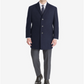 Calvin Klein Men's Prosper X-Fit Overcoat  Blue Size 50 T/L39.5