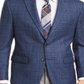 Lauren Ralph Lauren Men's Lexington Wool Blend Plaid Two-Button Blazer Blue Size 50 R/M37.5