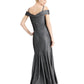 R&M RICHARDS Women's  Sleeveless Maxi Fit + Flare Formal Dress Black Size 14