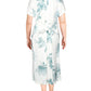 Alfani Women's Floral Print Tie Front Shirtdress Ivory Size M