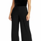 Ralph Lauren Women's Sleeveless Mock Neck Evening Wide Leg Jumpsuit Black Size 10