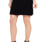 Jessica Howard Women's Print Trim Cowl Neck Dress Black Size Petite S