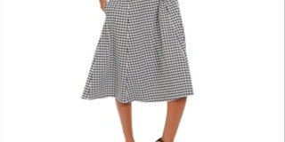 Calvin Klein Women's Belted MIDI Dress Gray Size 14