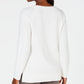 Karen Scott Women's Basket-Stitch Sweater  Winter  White Size Small