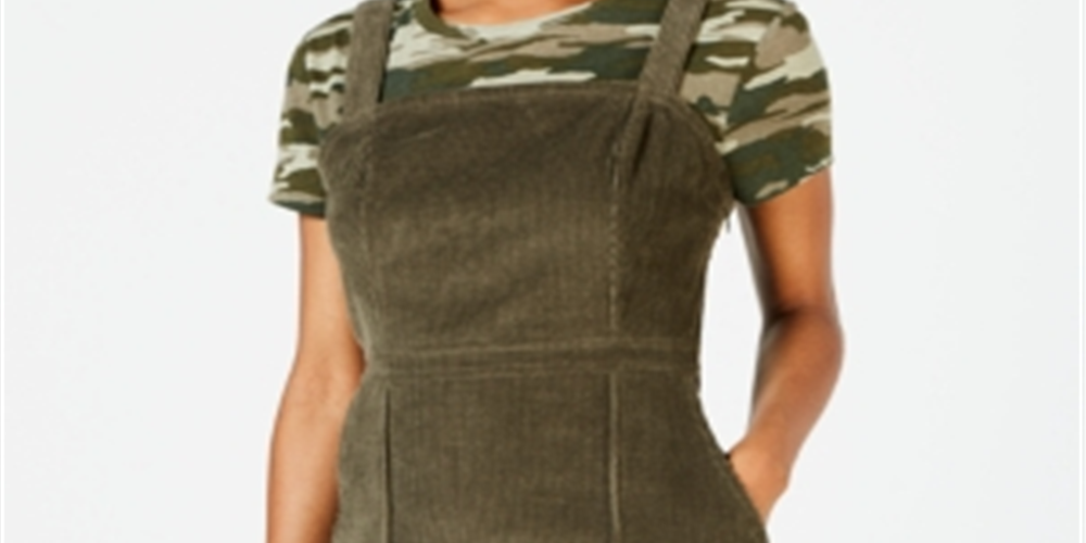 Common Stitch Womens Green Sleeveless Square Neck Above The Knee Sheath Dress Size Large