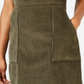 Common Stitch Womens Green Sleeveless Square Neck Above The Knee Sheath Dress Size Large