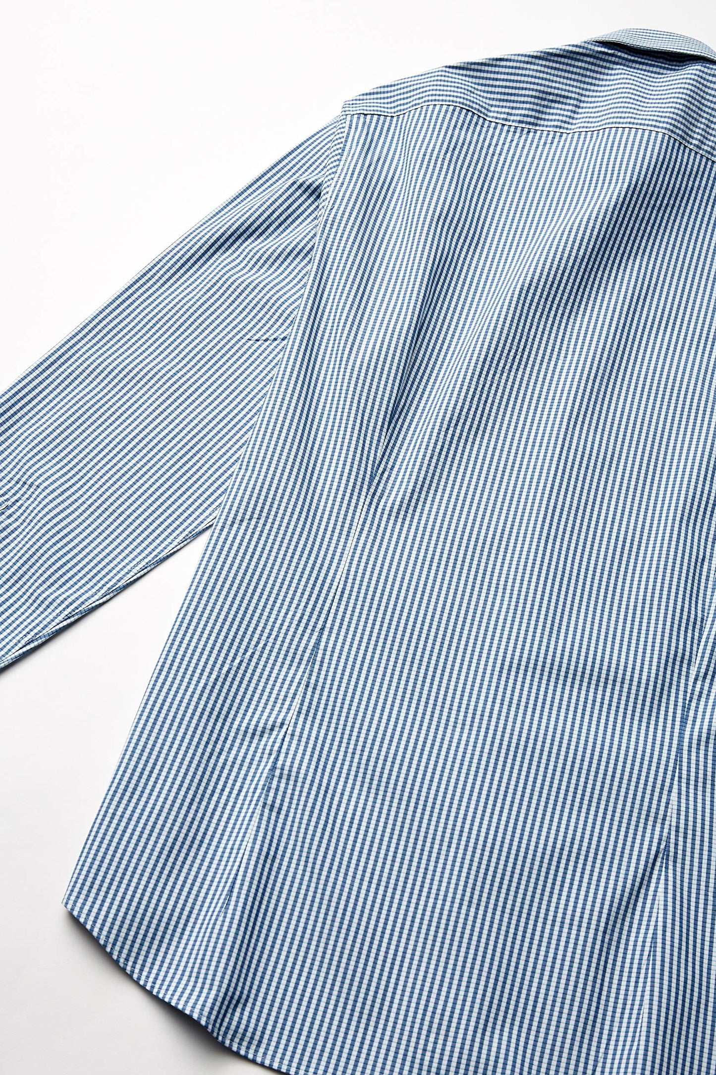 Calvin Klein Men's Extra-Slim Fit Performance Stretch Temperature Regulating Check Dress Shirt  Multi Blue Size  17.5x32-33