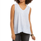 Style & Co Women's V-Neck High-Low Tank Top  Lilac  Size Medium